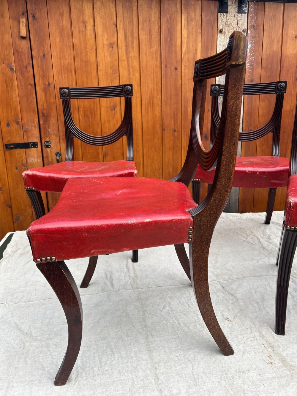  Set of six Regency chairs by George Maddox  London  View XVI
