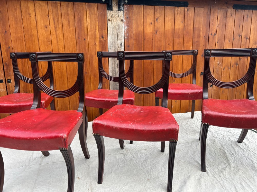  Set of six Regency chairs by George Maddox  London  View XVII