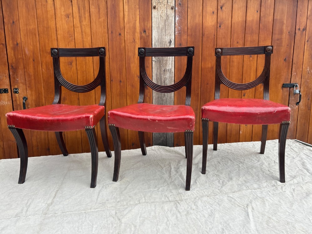  Set of six Regency chairs by George Maddox  London  View XX