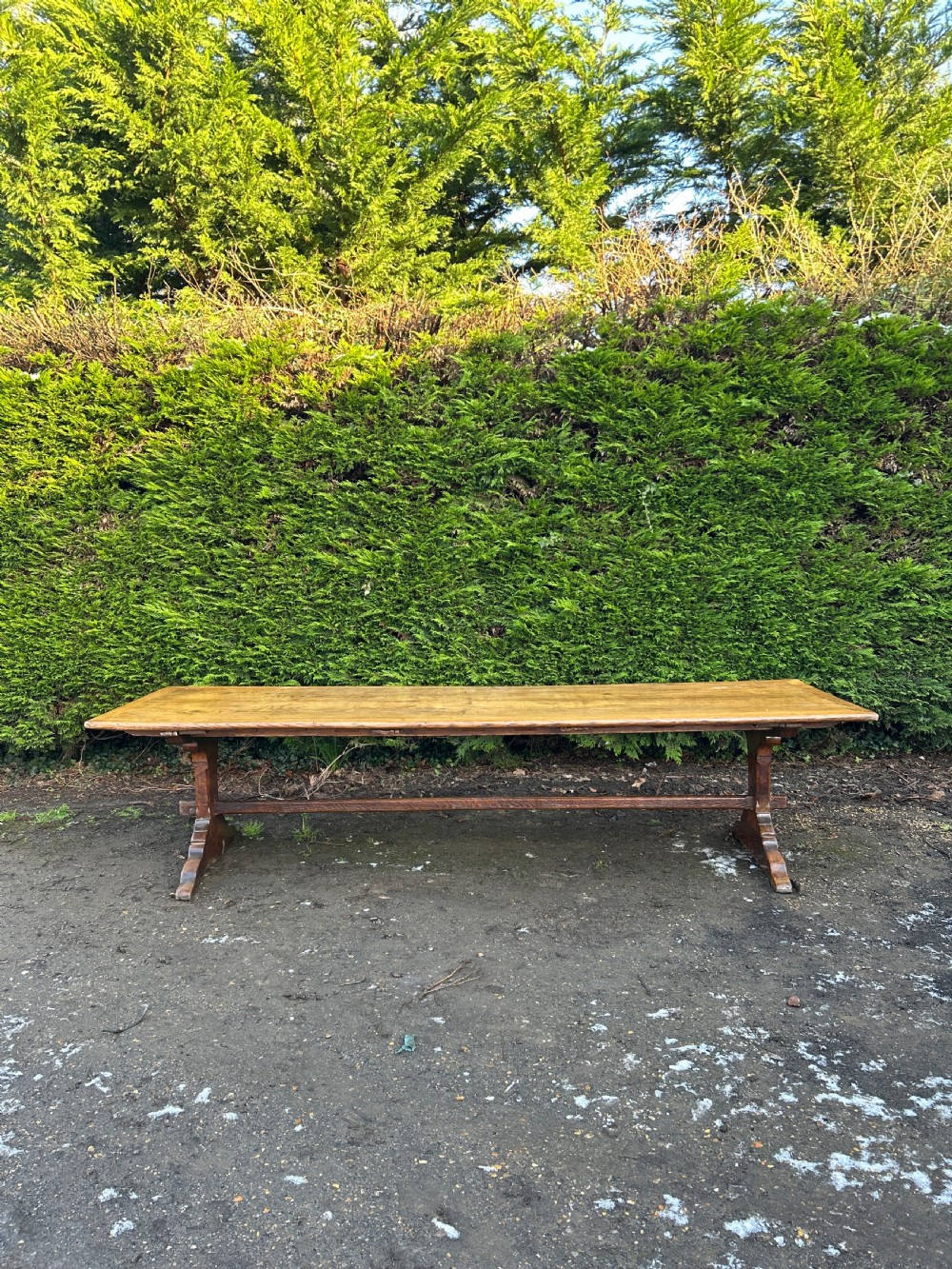 Oak Refectory dining table 18thc