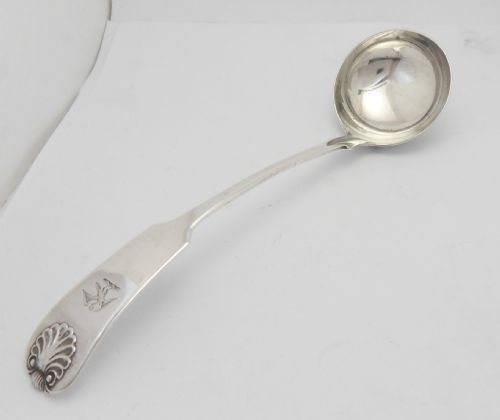 fine silver sauce ladle edinburgh 1811 - CATEGORY: ANTIQUE SILVER - DATED GEORGIAN