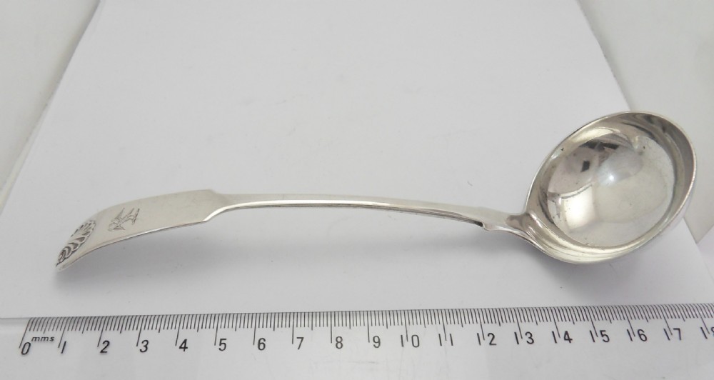 FINE SILVER  SAUCE LADLE EDINBURGH 1811 View VII