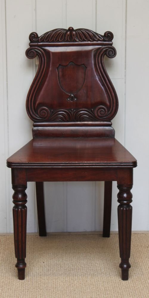 William IV Mahogany Hall Chair