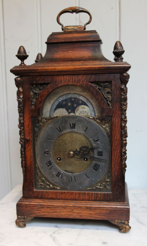 C18th Century Style Moonphase Bracket Clock