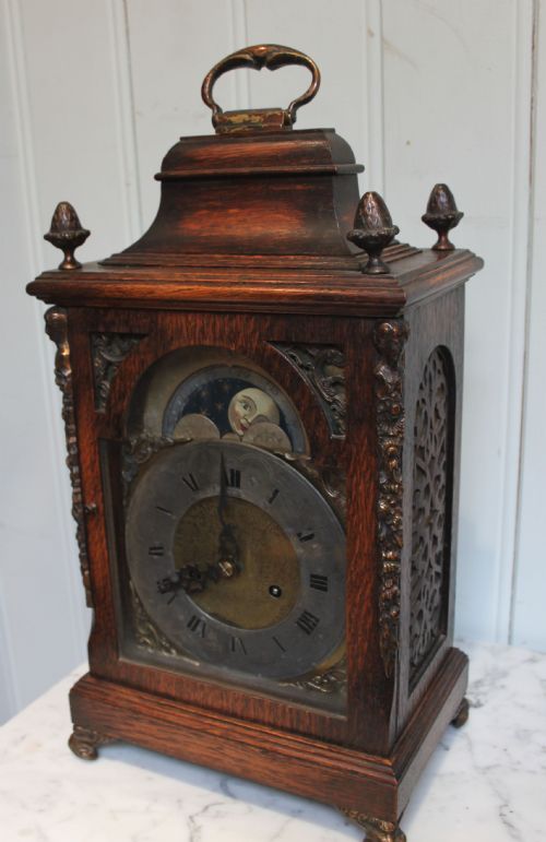 fig 1. C18th Century Style Moonphase Bracket Clock