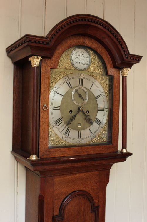 fig 1. Scottish Oak Longcase Clock