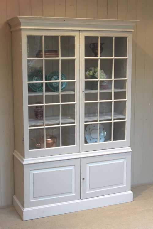 Painted Glazed Cabinet Bookcase