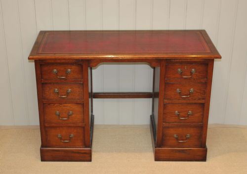 Oak Pedestal Desk