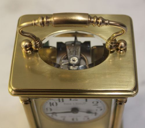 fig 1. Edwardian Timepiece Carriage Clock c.1905