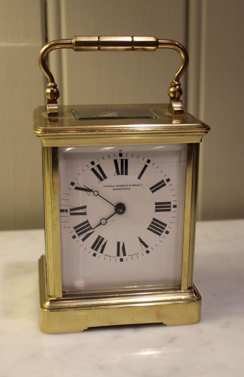 French Brass Striking Carriage Clock