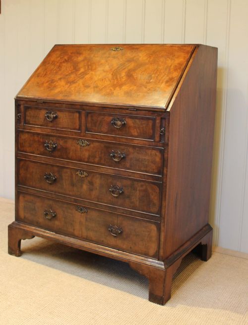 Georgian Style Walnut Bureau