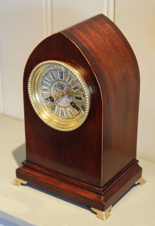 Tiffany & Co. Mahogany Mantel Clock