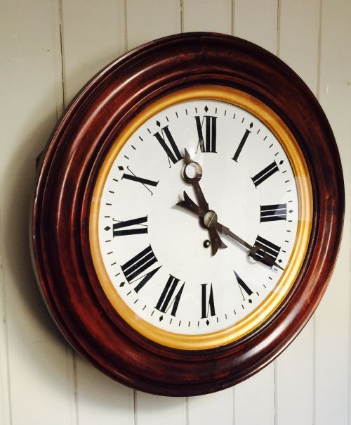 fig 1. Large French Dial Clock 2 feet Diameter
