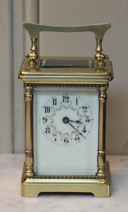 Edwardian Timepiece Carriage Clock (France, 1910)