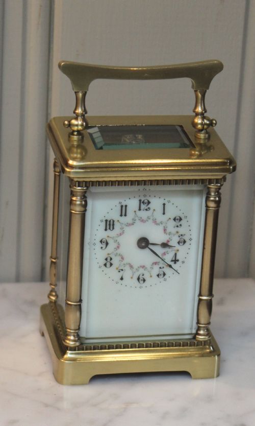 fig 1. Edwardian Timepiece Carriage Clock (France, 1910)