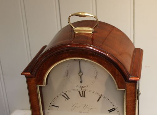 fig 2. Fine George III Mahogany Bracket Clock (London, c. 1800)