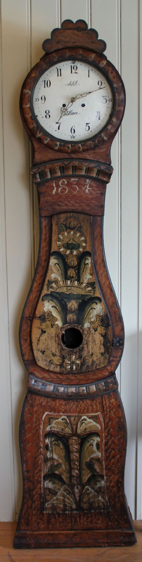 Original Swedish Mora Longcase Clock