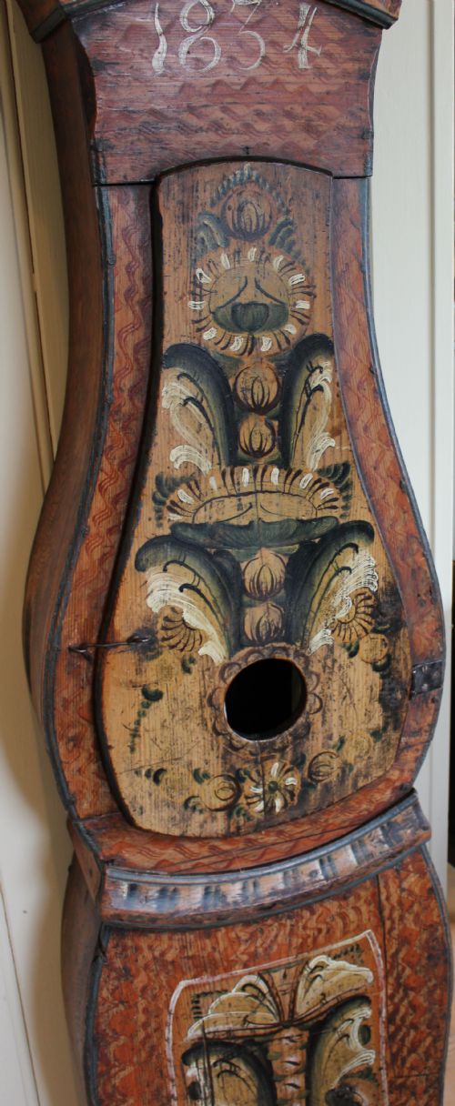 fig 1. Original Swedish Mora Longcase Clock