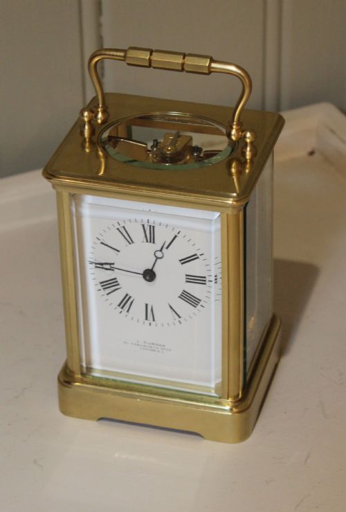 fig 1. Large Timepiece Carriage Clock