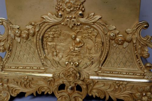 fig 1. French Gilt Ormolu Mantel Clock (France, 1830)