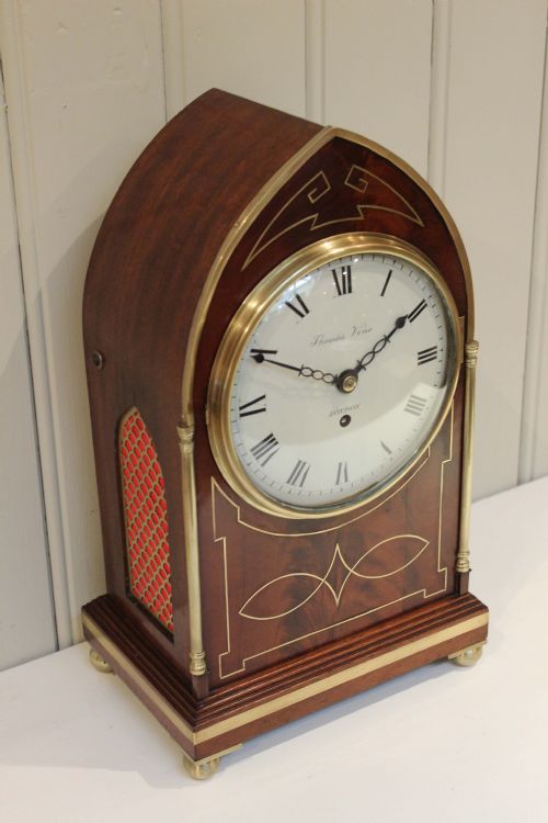 fig 1. Fine Regency Mahogany Bracket Clock (London, c. 1825)