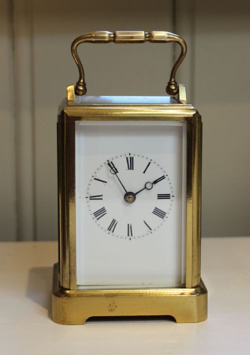 Early Single Piece Timepiece Carriage Clock