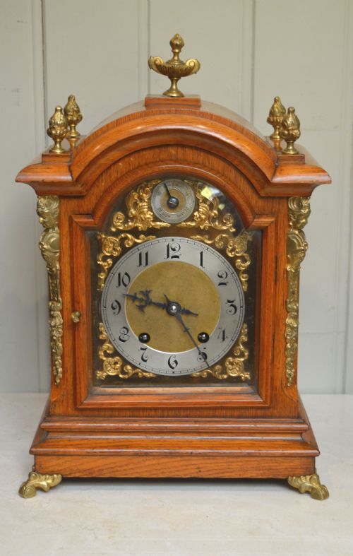Light Oak Ting Tang Bracket Clock
