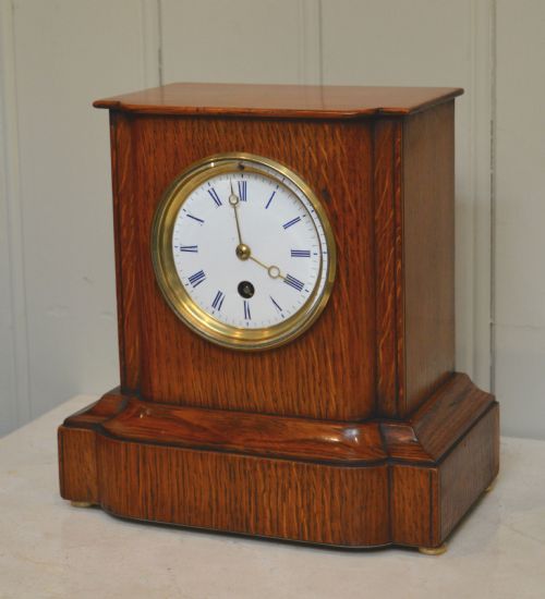 fig 1. Golden Oak Mantel clock
