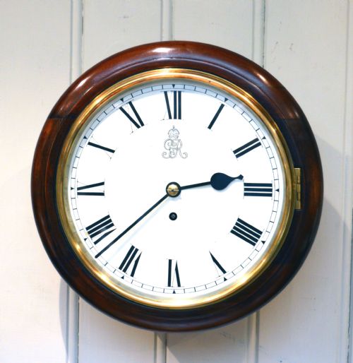 George V 10 Inch Dial Fusee Wall Clock (England, C. 1920)