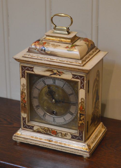 fig 1. Unusual Chinoiserie Mantel Clock