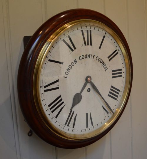 fig 1. Victorian Fusee Dial Clock with Interesting History (England, 1896)