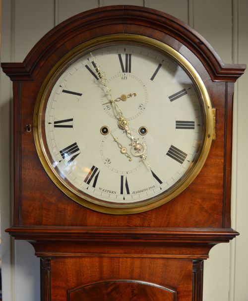 fig 1. Scottish Mahogany Longcase Clock
