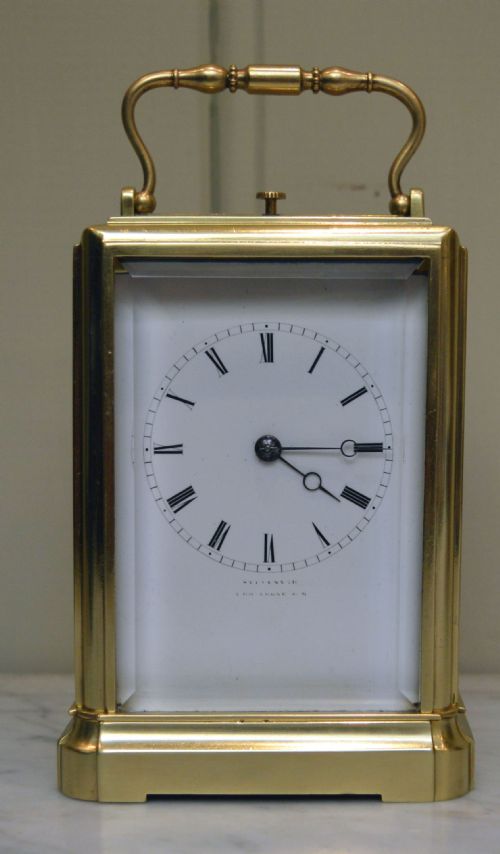 Single Piece Gorge Case Carriage Clock