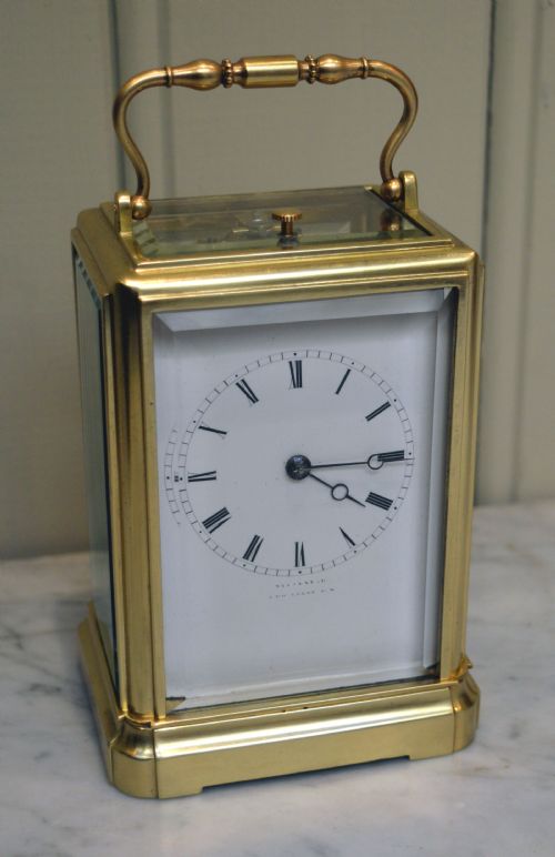 fig 1. Single Piece Gorge Case Carriage Clock