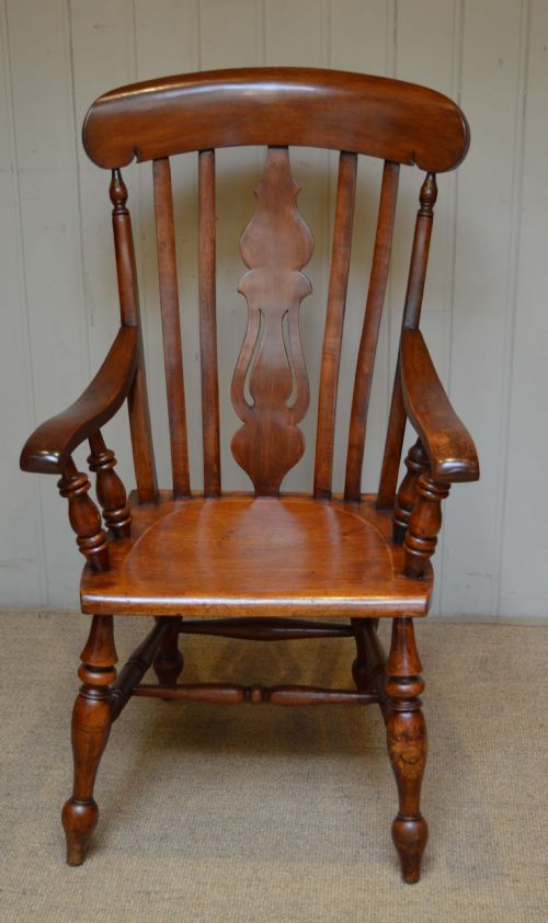 Fruitwood Farmhouse Carver Chair