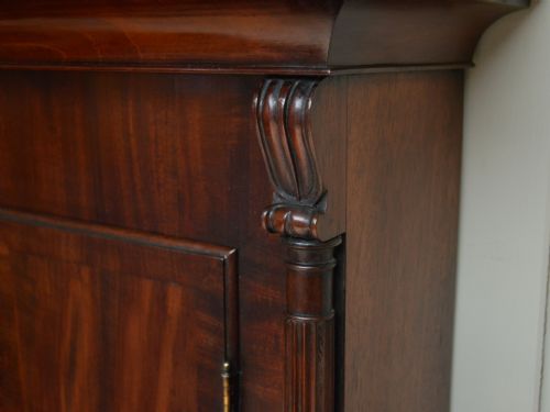 fig 1. Scottish Mahogany Longcase Clock (Scotland, c. 1830)