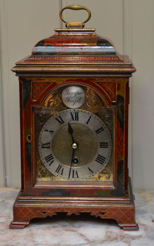 Chinoiserie Fusee Bracket Clock (England, C. 1890)