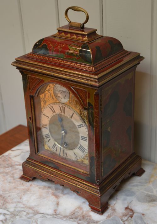 fig 1. Chinoiserie Fusee Bracket Clock (England, c. 1890)