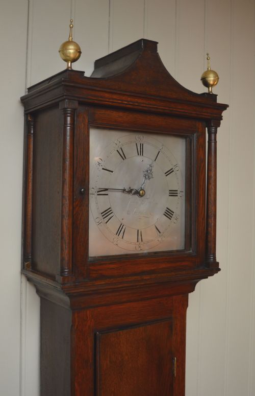 fig 1. 18th Century Cottage Longcase Clock (England, c. 1770)