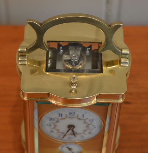 fig 1. Late 19th Century Grand Sonnerie Repeating Carriage Clock (France, c. 1890)