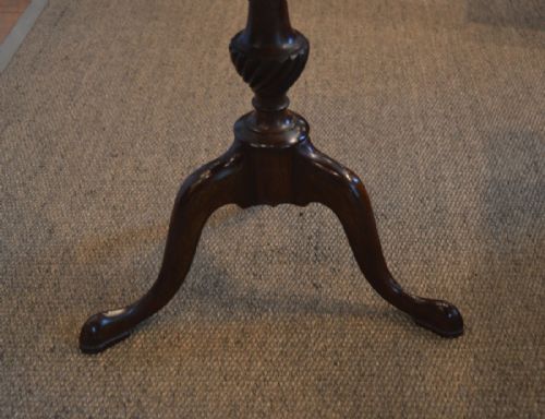 fig 1. Solid Mahogany and Inlay Wine Table