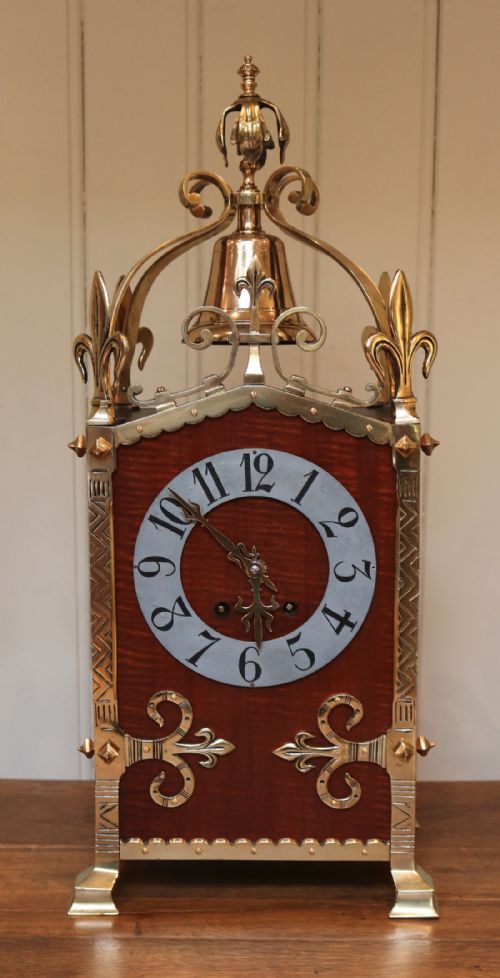 fig 1. Imposing Gothic Clock Garniture (France, c. 1900)