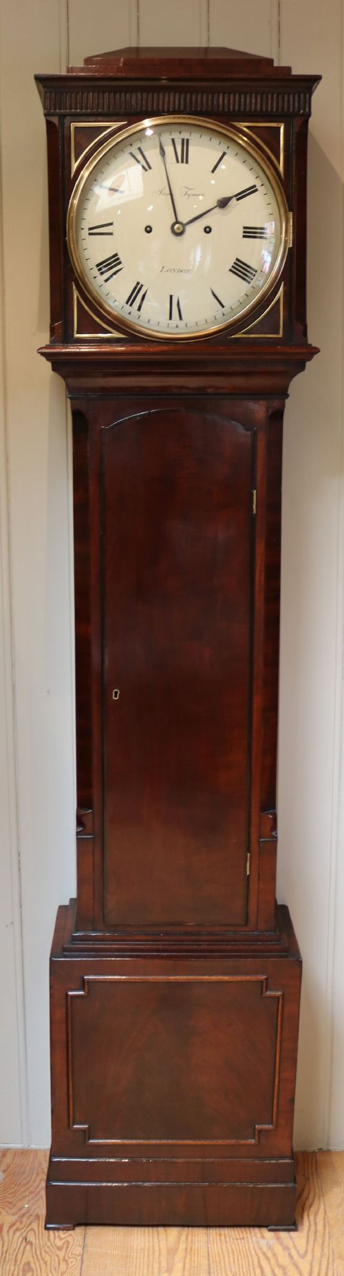 Rare Regency Chamfer Top Longcase Clock (London, C. 1820)