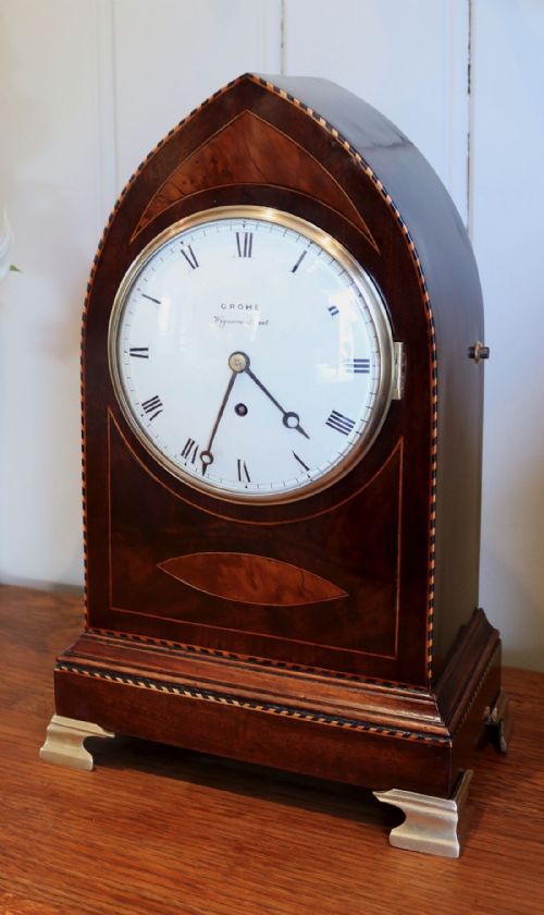 Mid 19th Century Mahogany Fusee Bracket Clock (London, C. 1840)