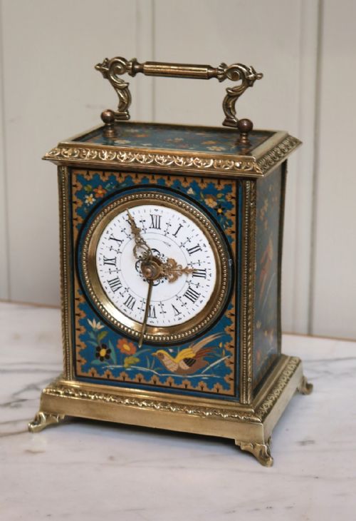 fig 1. French Decorative Carriage Clock (France, c. 1890)