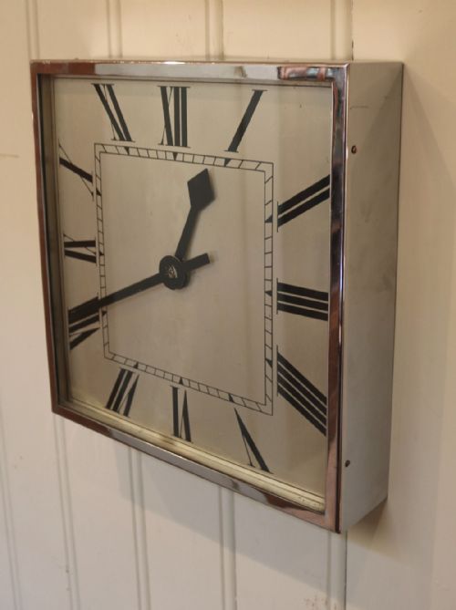 Art Deco Wall Clock (England, C. 1930)