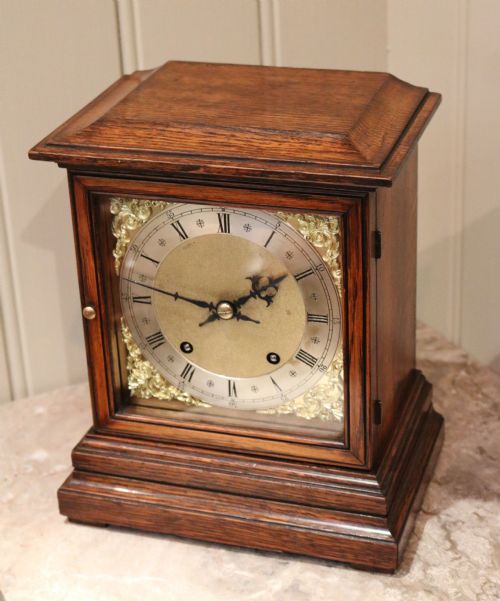 fig 1. Oak Mantel Clock (Germany, c. 1890)