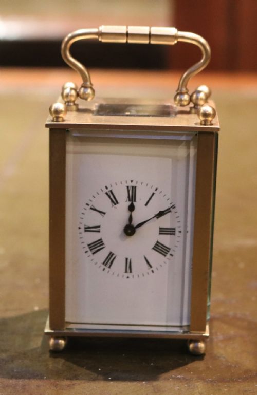 Miniature Timepiece Carrige Clock (France, C. 1910)