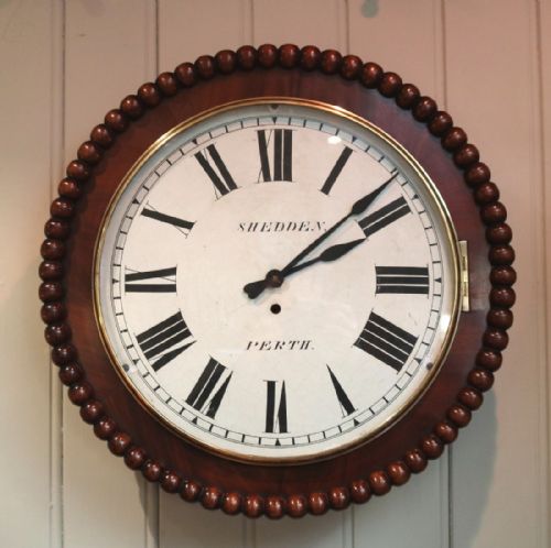 Large 14" Dial Wall Clock (Scotland, C. 1870)