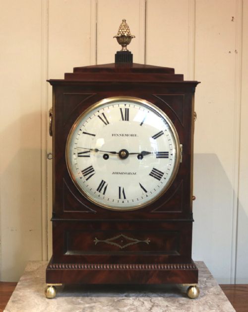 Mahogany Chamfer Top Bracket Clock (England, C. 1830)